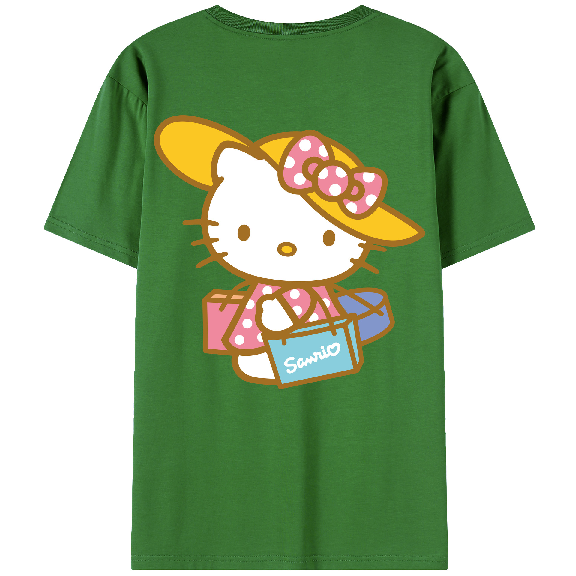 （画像用） Hello Kitty ハローキティ レディース半袖Tシャツ(バックプリント)